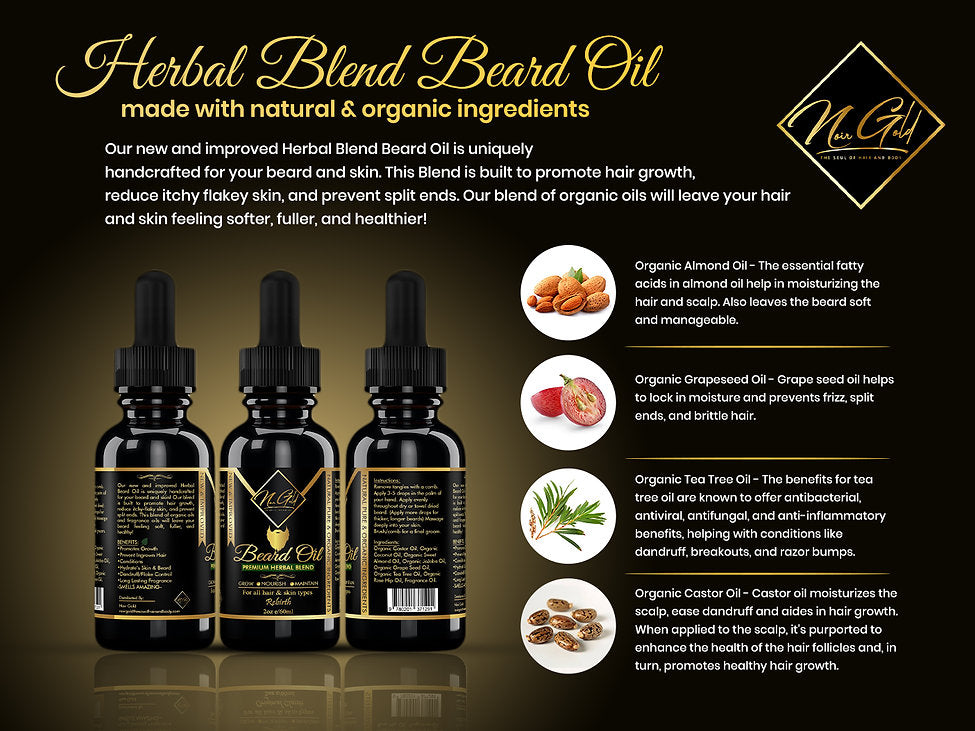 Organic Herbal Blend Beard Oil