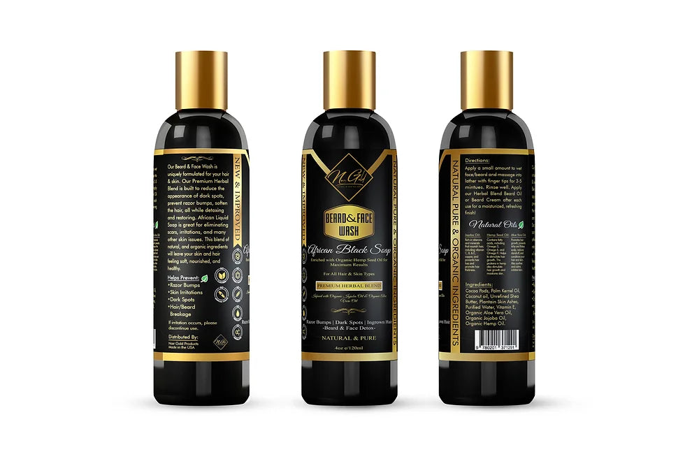 Natural Herbal Beard & Face Wash