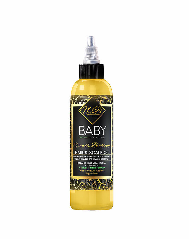 BABY ORGANIC Hair Growth Oil-Growth Boosting Hair Oil(cradle cap, scalp Eczema).