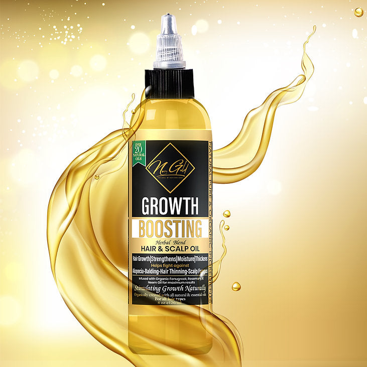 Organic Herbal Hair Growth Boosting Hair & Scalp Oil. Hair Growth Oil.